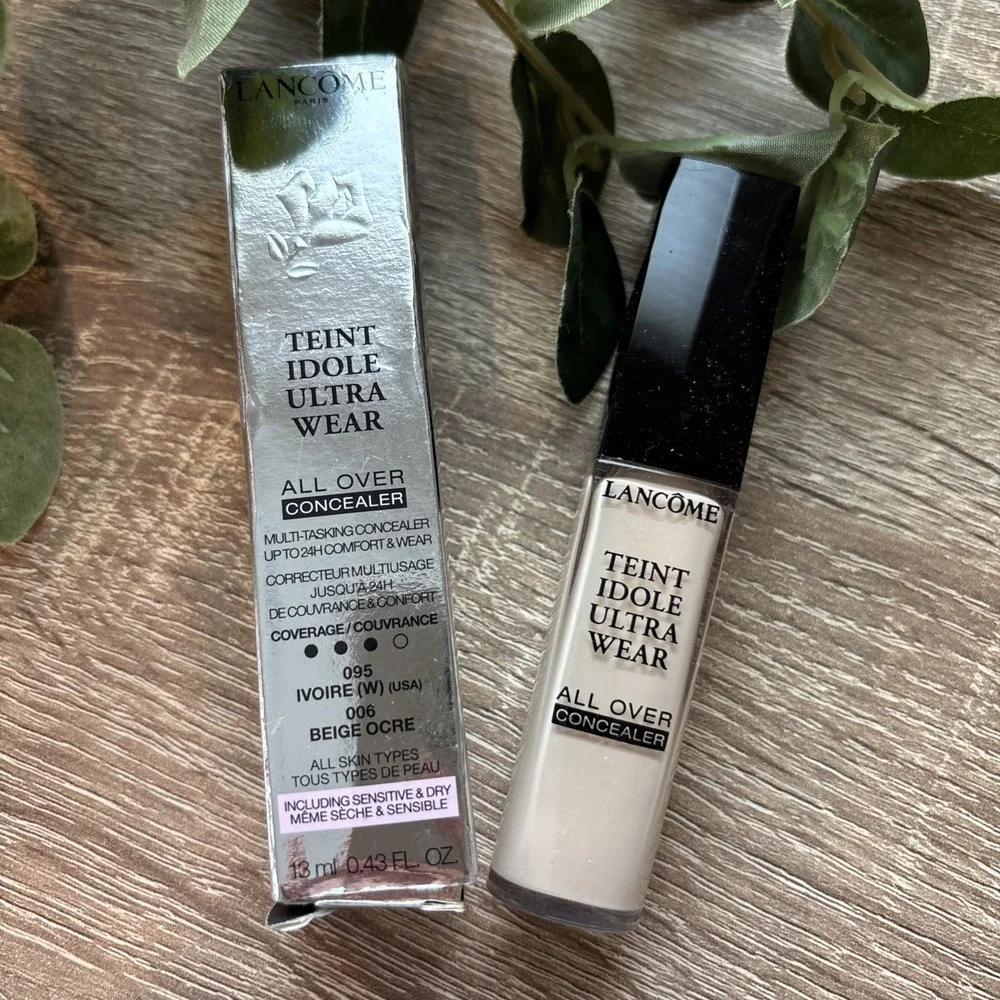 Lancome Teint Idole Camouflage Concealer 095 IVOIRE W - 006 Beige Ocre New